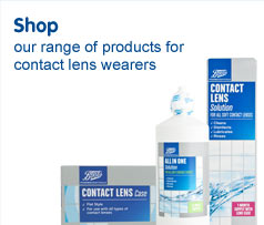 Shop our range of products for contact lens wearers 